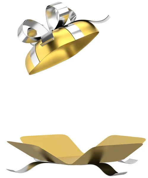 Öppnad Presentförpackning Presentförpackning Illustration — Stockfoto