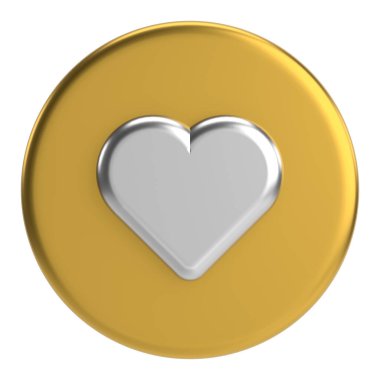 İkon gibi. Üç boyutlu simge. 3B illüstrasyon.