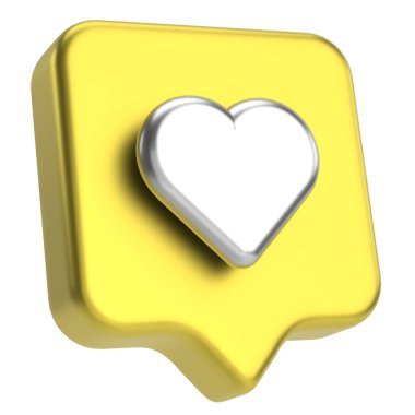 İkon gibi. Üç boyutlu simge. 3B illüstrasyon.