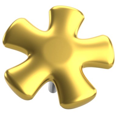 Pimi çek. Çizim iğnesi. Üç boyutlu pim. 3B illüstrasyon.