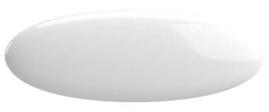 Üç boyutlu düğme. Boş tuş. 3B illüstrasyon.