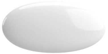 Üç boyutlu düğme. Boş tuş. 3B illüstrasyon.