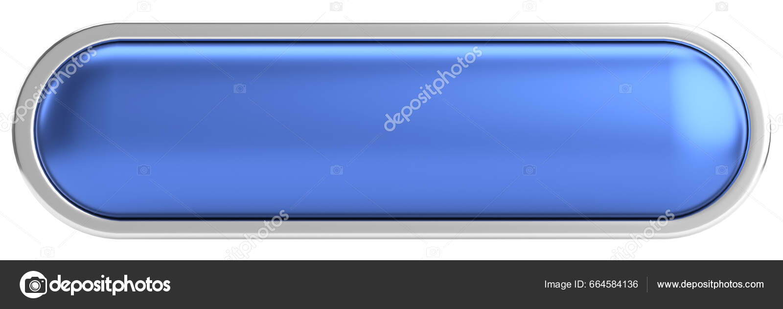 Blue Rectangle Button