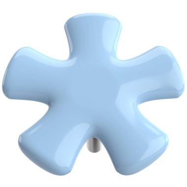 Pimi çek. Çizim iğnesi. Üç boyutlu pim. 3B illüstrasyon.