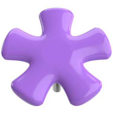 Pimi çek. Çizim iğnesi. Üç boyutlu pim. 3B illüstrasyon.