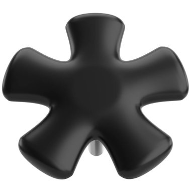 Pimi çek. Çizim iğnesi. Üç boyutlu pim. 3B illüstrasyon.