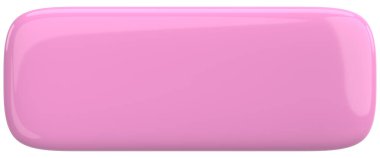 Üç boyutlu düğme. Boş tuş. 3B illüstrasyon.