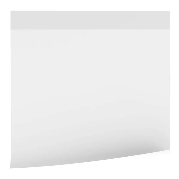 Plakkerig Briefje Briefpapier Illustratie — Stockfoto