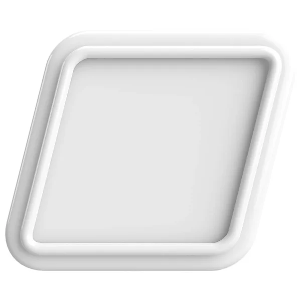 Кнопка Ромба Пустой Значок Иллюстрация — стоковое фото