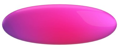 Üç boyutlu düğme. Boş tuş. 3B illüstrasyon.