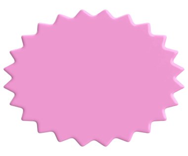 Fiyat etiketi Fiyat etiketi 3B illüstrasyon.