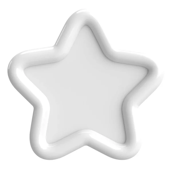 Estrela Ícone Estrela Ilustração — Fotografia de Stock