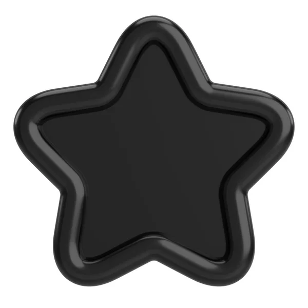 Estrela Ícone Estrela Ilustração — Fotografia de Stock