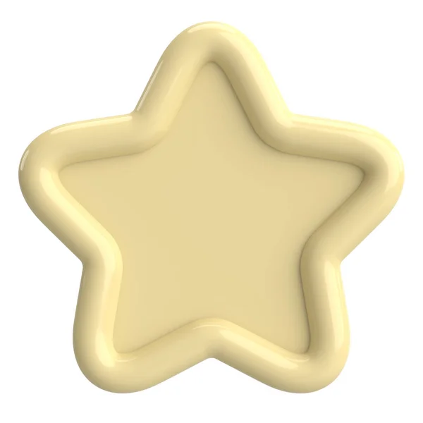 Csillag Csillag Ikon Illusztráció — Stock Fotó