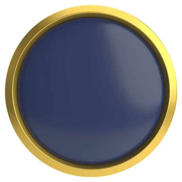 Κουμπί Κύκλου Κουμπί Πολυτέλειας Απεικόνιση — Φωτογραφία Αρχείου