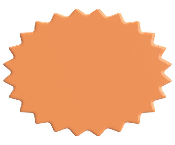 Price tag. Price label. 3D illustration.