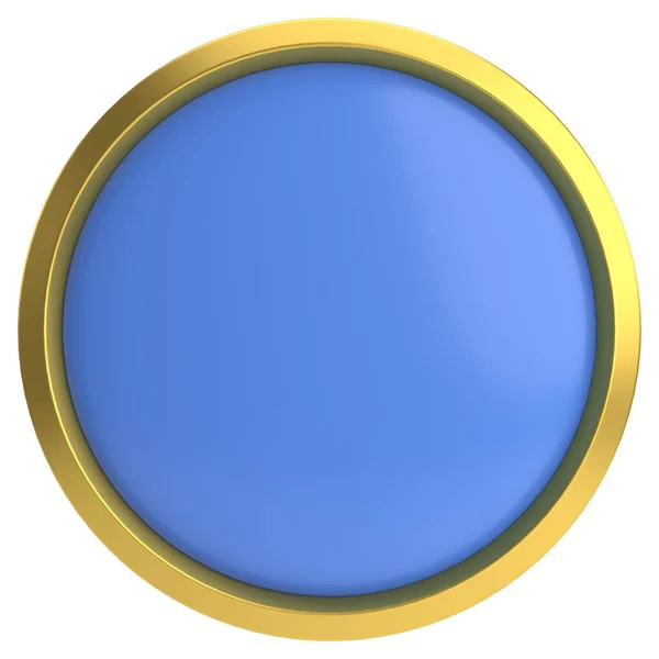 Circle Button Luxury Button Illustration — Stock Photo, Image
