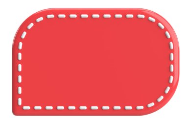 Fiyat etiketi Fiyat etiketi 3B illüstrasyon.