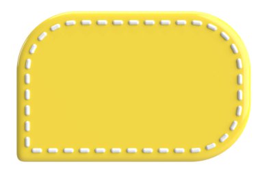 Fiyat etiketi Fiyat etiketi 3B illüstrasyon.