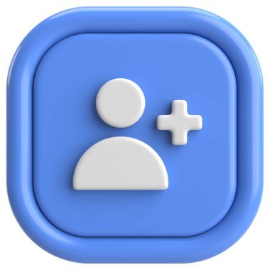 Üç boyutlu takip tuşu. 3B illüstrasyon.