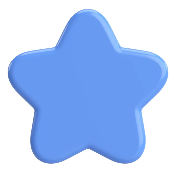 Estrela Forma Estrela Ilustração — Fotografia de Stock
