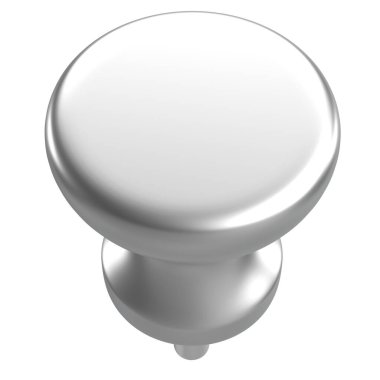 Pimi çek. Çizim iğnesi. Üç boyutlu pim. 3B illüstrasyon.