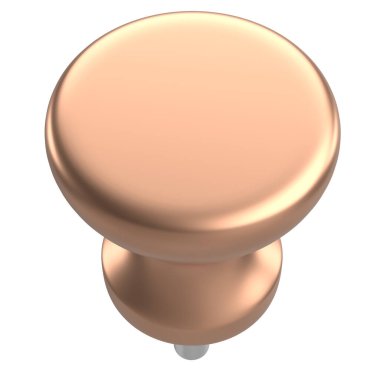 Pimi çek. Çizim iğnesi. Üç boyutlu pim. 3B illüstrasyon.