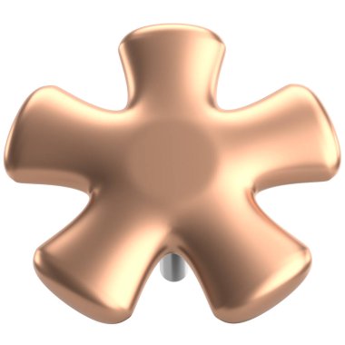 Pimi çek. Çizim iğnesi. Üç boyutlu pim. 3B illüstrasyon.