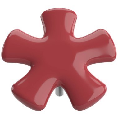 Pimi çek. Çizim iğnesi. Üç boyutlu pim. 3B illüstrasyon.