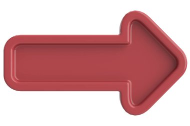 Önceki düğme. Arka düğme. 3B illüstrasyon.