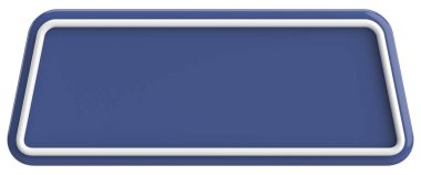 Üç boyutlu düğme. Boş tuş. 3B illüstrasyon.