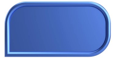 Fiyat etiketi Konuşma balonu. 3B illüstrasyon.