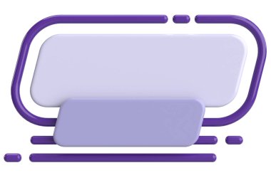 Satış afişi. Üç boyutlu etiket. 3B illüstrasyon.