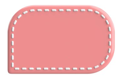 Fiyat etiketi Fiyat etiketi 3B illüstrasyon.