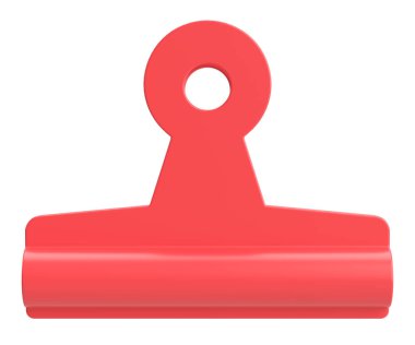 Ataç. Üç boyutlu ataç. 3B illüstrasyon.