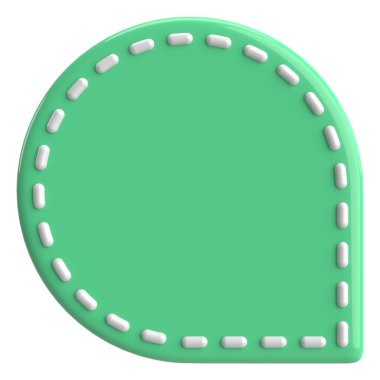 Fiyat etiketi Fiyat etiketi 3B illüstrasyon.