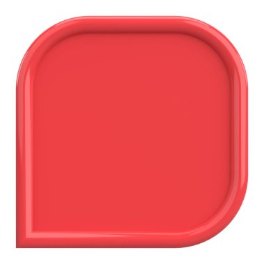 Fiyat etiketi Mesaj kutusu. 3B illüstrasyon.