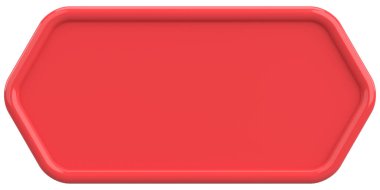 Fiyat etiketi Mesaj kutusu. 3B illüstrasyon.