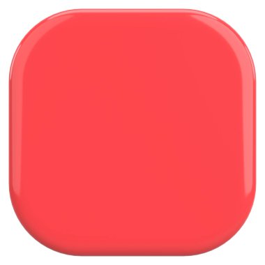 İşaretlenmemiş kutucuk. Boş çek kutusu. 3B illüstrasyon.