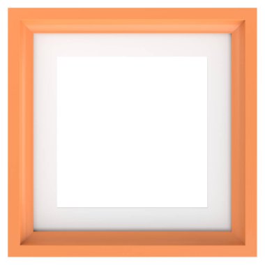 Resim çerçevesi. 3 boyutlu çerçeve. 3B illüstrasyon.