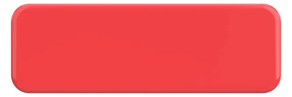 Üç boyutlu düğme. Boş tuş. 3B illüstrasyon.