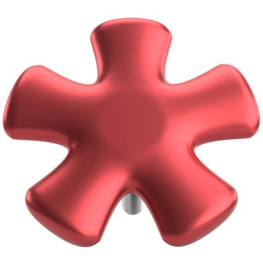 Pimi çek. Çizim iğnesi. Üç boyutlu pim. 3B illüstrasyon.