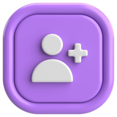 Üç boyutlu takip tuşu. 3B illüstrasyon.