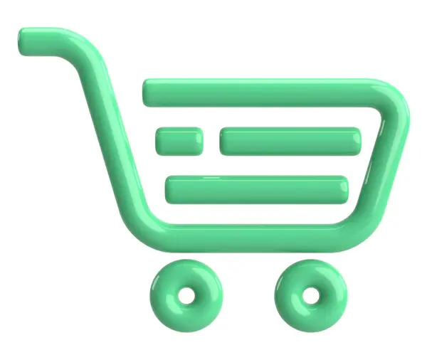 Shopping Cart Icon Illustration — Stock Photo, Image