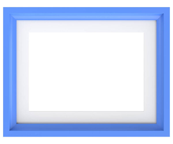 Picture frame. Landscape frame. 3D illustration.