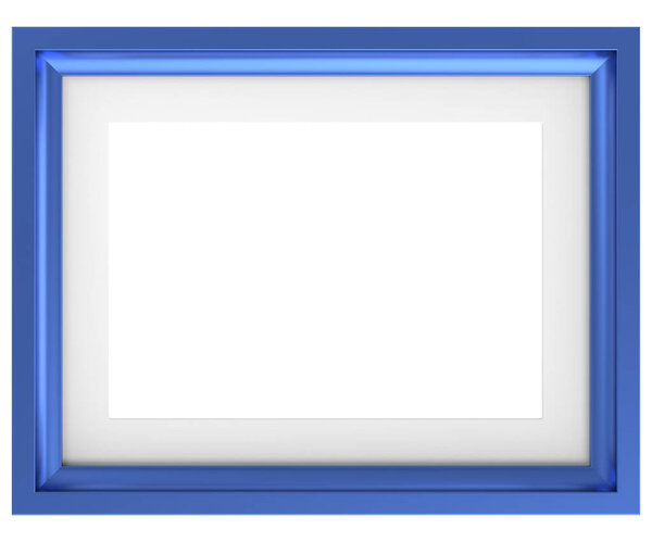 Picture frame. Landscape frame. 3D illustration.