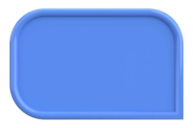 Fiyat etiketi Mesaj kutusu. 3B illüstrasyon.