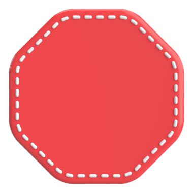 Fiyat etiketi Fiyat etiketi 3B illüstrasyon.