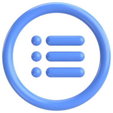 Üç bar menüsü. Hamburger menüsü. 3B illüstrasyon.