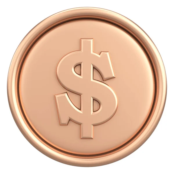 Долларовая Монета Деньги Иллюстрация — стоковое фото